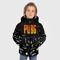 Куртка зимняя для мальчика PUBG Master, цвет: 3D-черный — фото 2