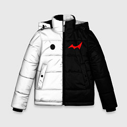 Куртка зимняя для мальчика MONOKUMA Eyes, цвет: 3D-красный