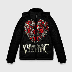 Куртка зимняя для мальчика Bullet For My Valentine: Temper Temper, цвет: 3D-светло-серый
