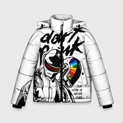 Зимняя куртка для мальчика Daft Punk: Our work is never over