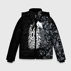 Куртка зимняя для мальчика JoJo, цвет: 3D-черный
