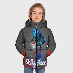 Куртка зимняя для мальчика Sally Face: Rock Star, цвет: 3D-черный — фото 2