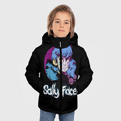 Куртка зимняя для мальчика Sally Face: Dead Smile, цвет: 3D-светло-серый — фото 2