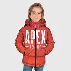 Куртка зимняя для мальчика Apex Legends: Red Logo, цвет: 3D-черный — фото 2