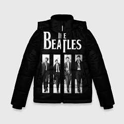 Куртка зимняя для мальчика The Beatles: Black Side, цвет: 3D-черный