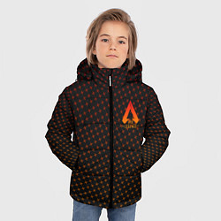 Куртка зимняя для мальчика Apex Legends: Orange Dotted, цвет: 3D-красный — фото 2