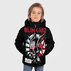 Куртка зимняя для мальчика Blink-182: Death Punk, цвет: 3D-светло-серый — фото 2