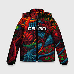 Куртка зимняя для мальчика CS:GO Hyper Beast, цвет: 3D-черный