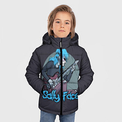 Куртка зимняя для мальчика Sally Face: Rock, цвет: 3D-светло-серый — фото 2