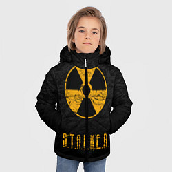 Куртка зимняя для мальчика STALKER: Radioactive, цвет: 3D-красный — фото 2