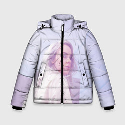 Куртка зимняя для мальчика Billie Eilish: Light Pink, цвет: 3D-черный