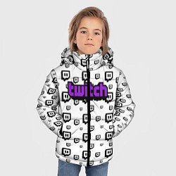 Куртка зимняя для мальчика Twitch Online, цвет: 3D-черный — фото 2