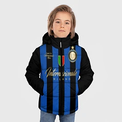 Куртка зимняя для мальчика Internazionale Milano, цвет: 3D-красный — фото 2