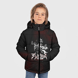 Куртка зимняя для мальчика Чёрный клевер, цвет: 3D-черный — фото 2