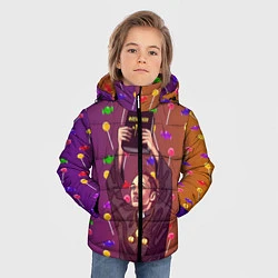 Куртка зимняя для мальчика Gone Fludd art 4, цвет: 3D-черный — фото 2