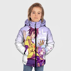 Куртка зимняя для мальчика No Game No Life, цвет: 3D-светло-серый — фото 2