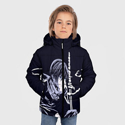 Куртка зимняя для мальчика Бездомный бог, цвет: 3D-черный — фото 2
