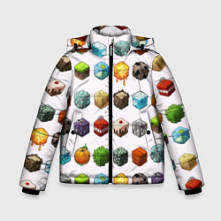 Зимняя куртка для мальчика Minecraft Cubes