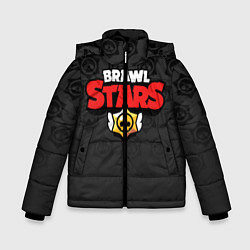 Куртка зимняя для мальчика Brawl Stars: Black Team, цвет: 3D-черный