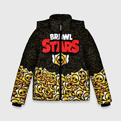 Куртка зимняя для мальчика Brawl Stars: Black Style, цвет: 3D-черный