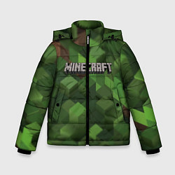 Куртка зимняя для мальчика MINECRAFT FOREST, цвет: 3D-красный