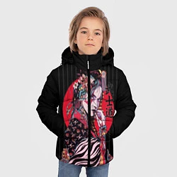 Куртка зимняя для мальчика Гейша, цвет: 3D-черный — фото 2