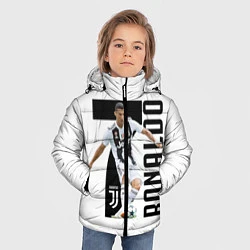 Куртка зимняя для мальчика Ronaldo the best, цвет: 3D-черный — фото 2