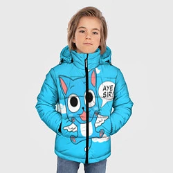 Куртка зимняя для мальчика Fairy Tail: Happy, цвет: 3D-красный — фото 2