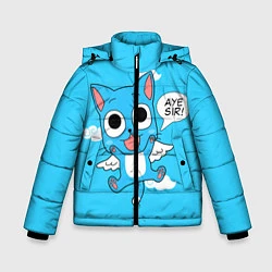 Куртка зимняя для мальчика Fairy Tail: Happy, цвет: 3D-черный