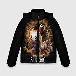 Куртка зимняя для мальчика Hollow Knight: Silksong, цвет: 3D-светло-серый