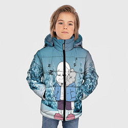 Куртка зимняя для мальчика Sans Winter, цвет: 3D-черный — фото 2