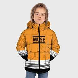 Куртка зимняя для мальчика Muse: Orange Mood, цвет: 3D-черный — фото 2