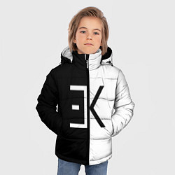 Куртка зимняя для мальчика Егор Крид: ЕК, цвет: 3D-красный — фото 2