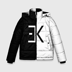 Куртка зимняя для мальчика Егор Крид: ЕК, цвет: 3D-черный