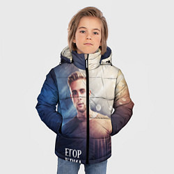 Куртка зимняя для мальчика Егор Крид: Слеза, цвет: 3D-светло-серый — фото 2