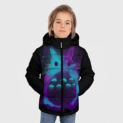Куртка зимняя для мальчика Милый Тоторо, цвет: 3D-светло-серый — фото 2