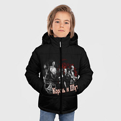 Куртка зимняя для мальчика Король и шут, цвет: 3D-черный — фото 2