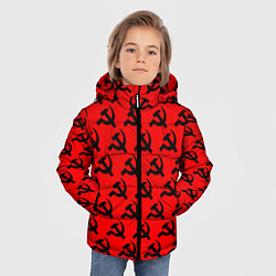Куртка зимняя для мальчика СССР, цвет: 3D-красный — фото 2