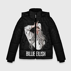 Куртка зимняя для мальчика BILLIE EILISH, цвет: 3D-черный