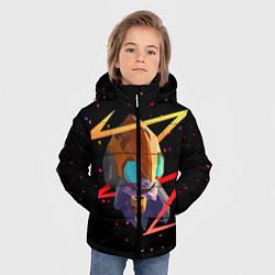 Куртка зимняя для мальчика Dota 2 Tinker, цвет: 3D-красный — фото 2