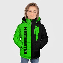 Куртка зимняя для мальчика BILLIE EILISH GLITCH, цвет: 3D-черный — фото 2