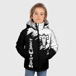 Куртка зимняя для мальчика ЧЁРНЫЙ КЛЕВЕР, цвет: 3D-светло-серый — фото 2