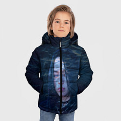 Куртка зимняя для мальчика Billie Eilish: Ocean Eyes, цвет: 3D-красный — фото 2