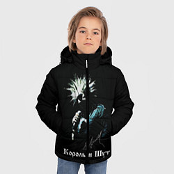 Куртка зимняя для мальчика Король и Шут: автограф, цвет: 3D-черный — фото 2