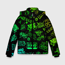 Зимняя куртка для мальчика BILLIE EILISH: Grunge Graffiti