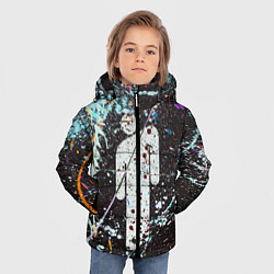 Куртка зимняя для мальчика Billie Eilish: Blohsh Painted, цвет: 3D-черный — фото 2