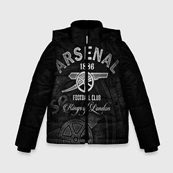Куртка зимняя для мальчика Arsenal, цвет: 3D-черный