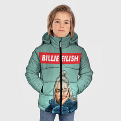 Куртка зимняя для мальчика Billie Eilish, цвет: 3D-черный — фото 2