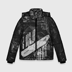 Куртка зимняя для мальчика Trea Sure Ateez, цвет: 3D-черный