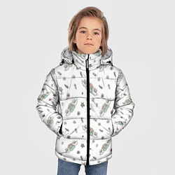 Куртка зимняя для мальчика Central Perk, цвет: 3D-светло-серый — фото 2